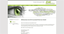 Desktop Screenshot of dk-kunststoffe.de