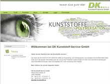 Tablet Screenshot of dk-kunststoffe.de